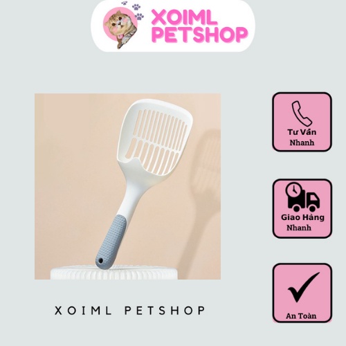 Xẻng xúc cát cho mèo, xẻng hốt phân cho mèo, xẻng vệ xinh