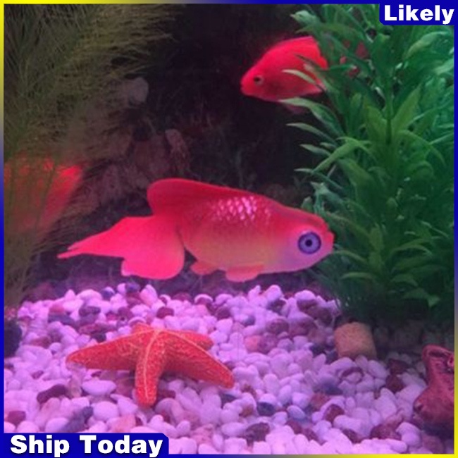 Mô hình cá vàng bằng silicone trang trí bể cá