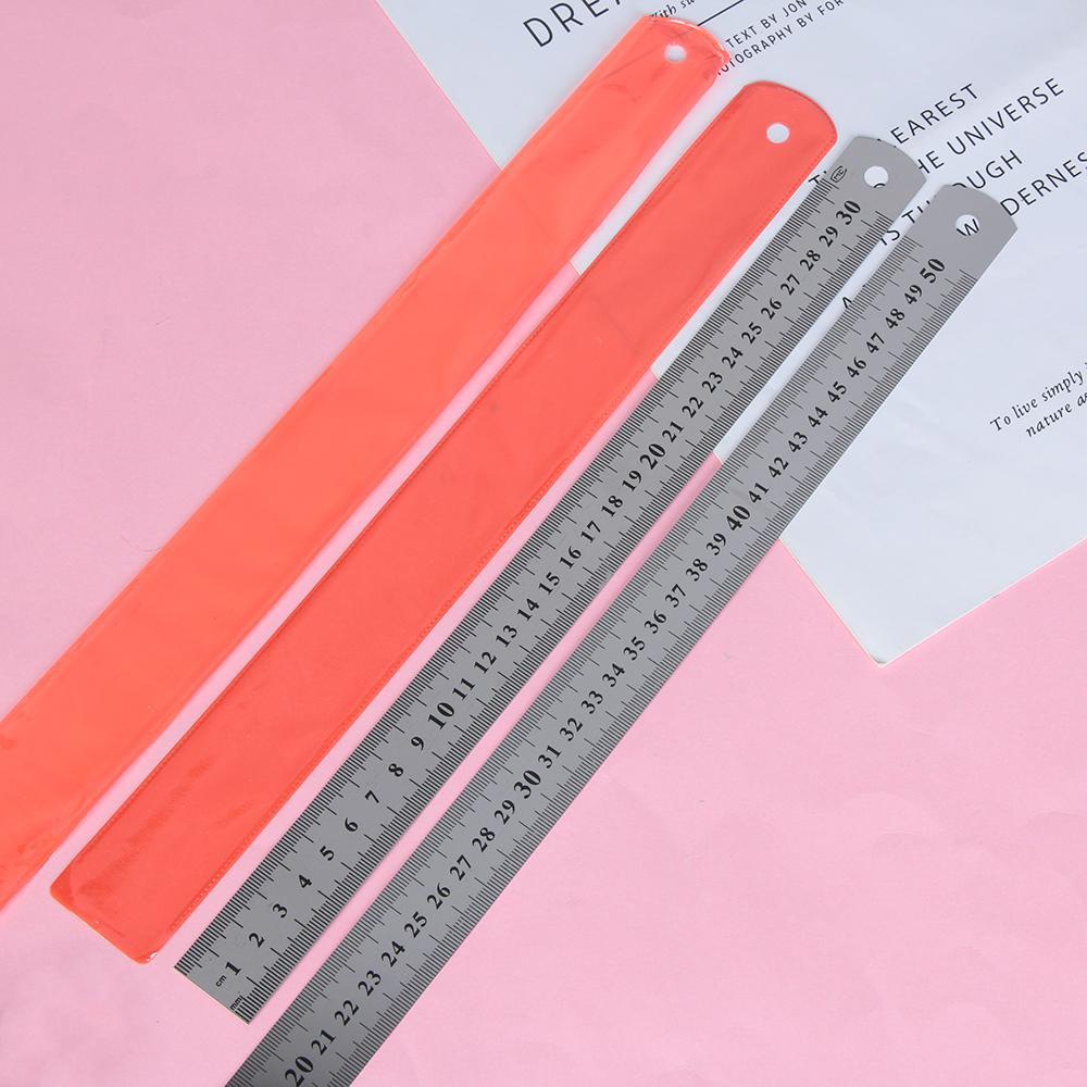 Muvako Thước Đo Thẳng Bằng Thép Không Gỉ 30 / 50mm