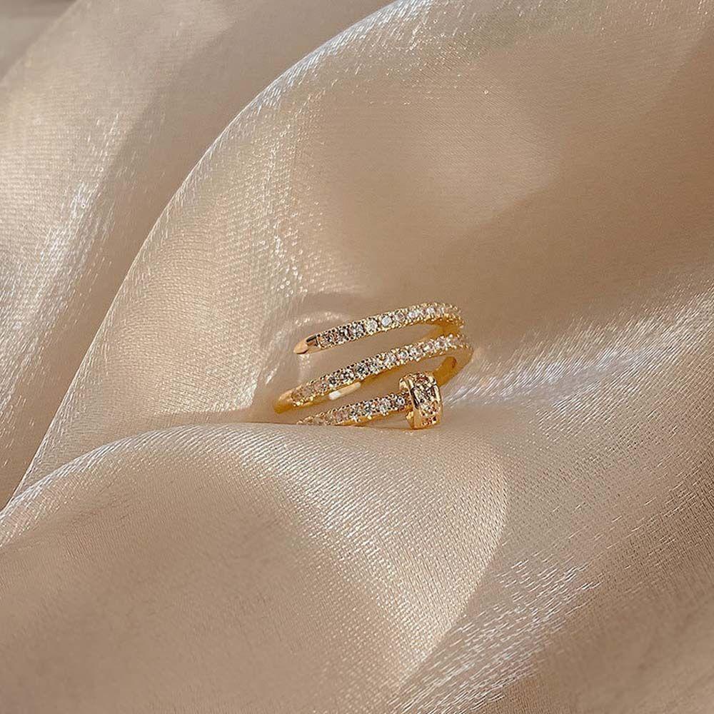 Nhẫn Hở Phong Cách Punk Thời Trang Cá Tính|Nhẫn Đồng Cổ Điển Cho Nữ