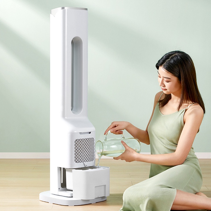 Quạt không cánh công nghệ lọc không khí, làm mát bằng hơi nước, Quạt điều hòa tiết kiệm điện năng