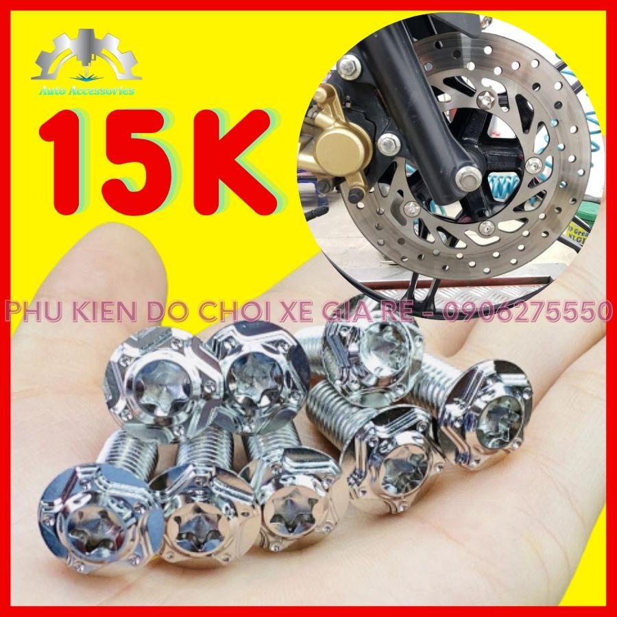 ỐC ĐĨA SALAYA 8li25 . Gắn mọi loại đĩa, giúp trang trí xe thêm đẹp hơn - CÓ GIÁ SỈ DƯỚI PHÂN LOẠI
