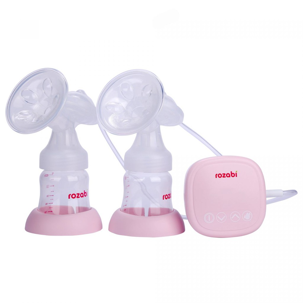 🍼🍵Máy hút sữa điện đôi Rozabi Compact 🍼🎀màn hình hiển thị LCD