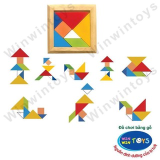 Bộ ghép hình Trí Uẩn 7 miếng gỗ xếp được 700 chủ đề