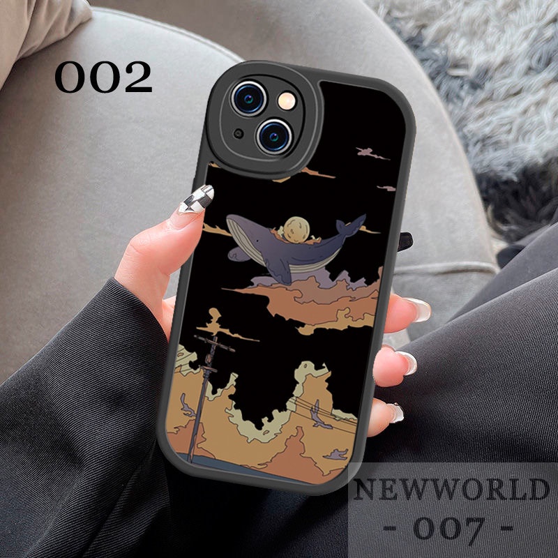 Ốp Điện Thoại Mềm In Hình Cá Voi Cho Xiaomi Redmi 9A 9C 9T 10 10C Note 8 Pro 9 10 11 Pro Note 9S 10 10s 11 11s POCO X3 NFC M3