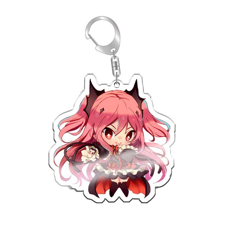 Móc khóa nhựa acrylic hình nhân vật hoạt hình Seraph Of The End