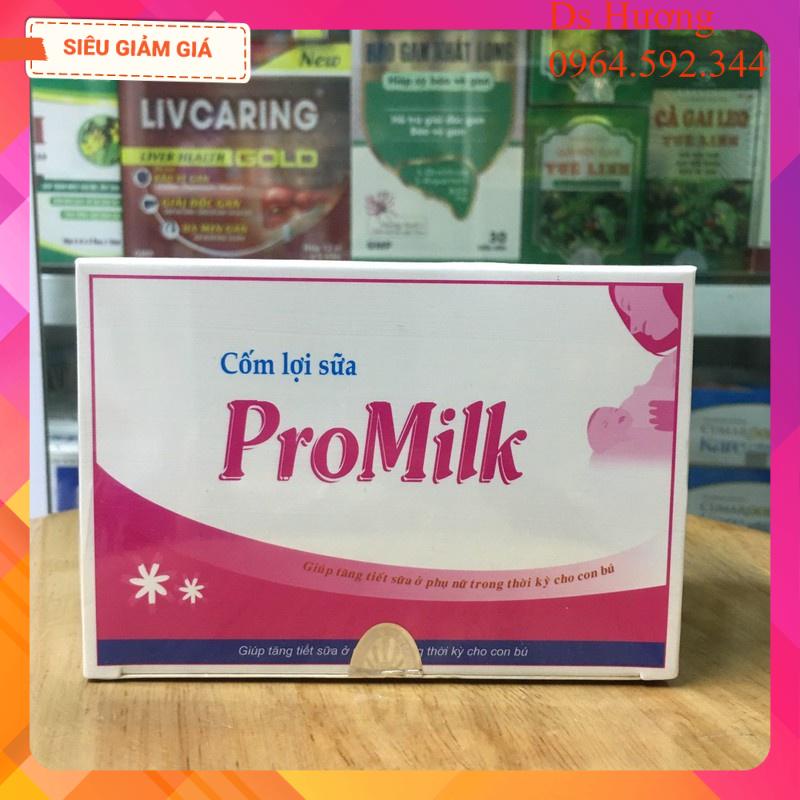 Cốm Lợi Sữa ProMilk Tăng Tiết Sữa Ở Bà Mẹ Cho Con Bú