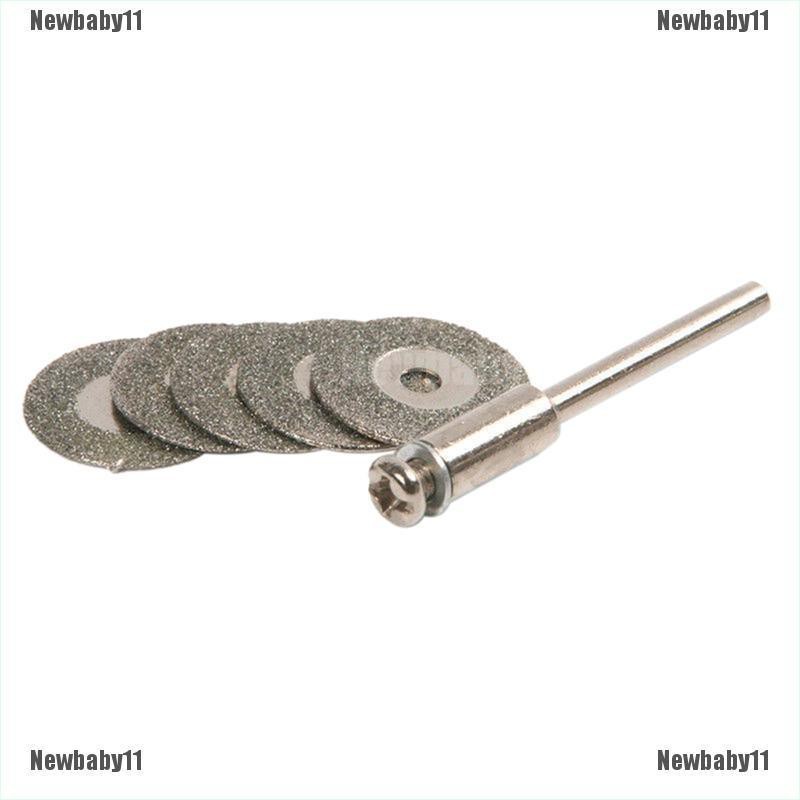 Set 5 Lưỡi Cắt Kim Cương 22mm + 1 Trục Khoan Chuyên Dụng