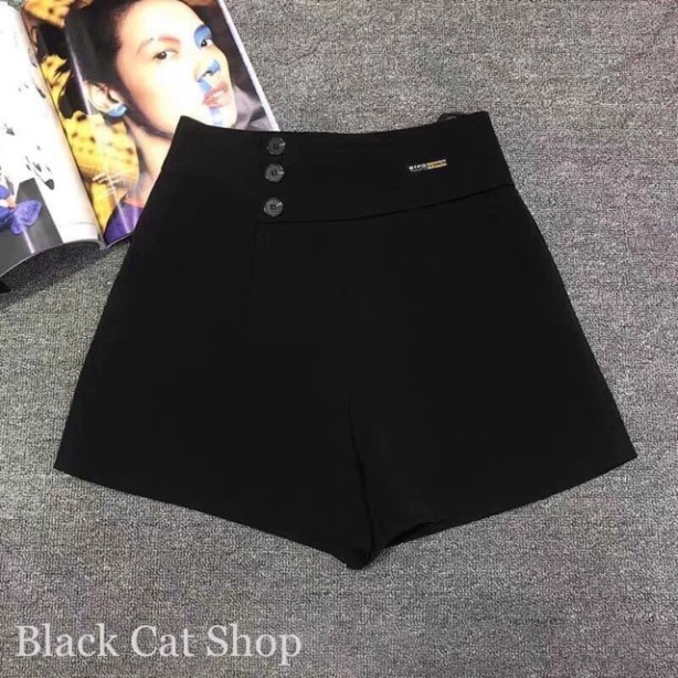 Quần Shorts cạp cao nắp túi_Mã 150