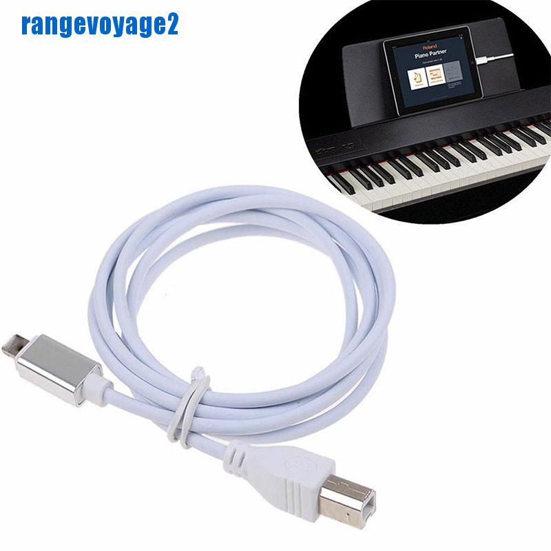 Cáp Chuyển Đổi Usb Từ Phẳng Sang Type-B MIDI Tiện Dụng Cho Bàn Phím / Điện Thoại / Apple