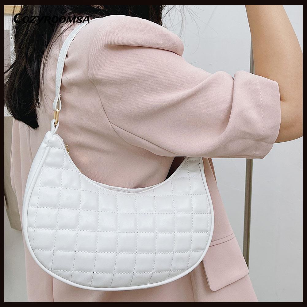 Túi Xách Da PU Màu Trơn Phong Cách Boho Retro Thời Trang Cho Nữ