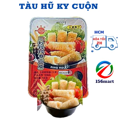 Hủ Trúc Cuộn Ring Roll Trong Haidilao - Tàu Hủ Ky Cuộn Nhúng Thả Lẩu Haidilao
