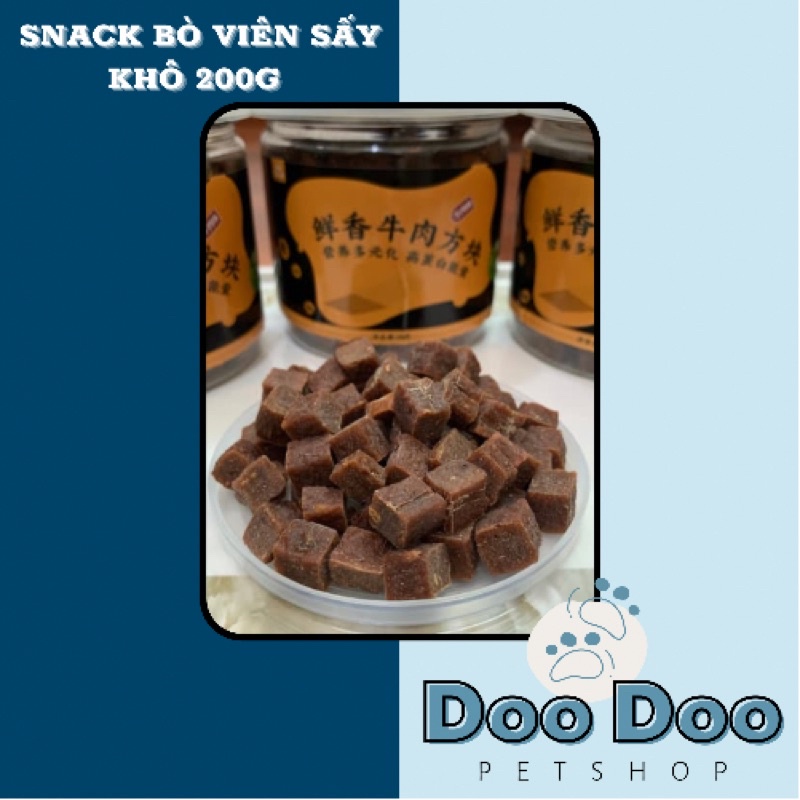 Viên thịt bò nguyên chất sấy khô JIALUN dành cho chó