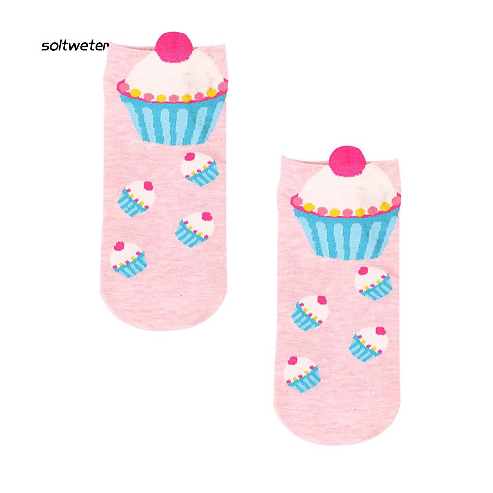 Vớ cotton hoạt hình xinh xắn dành cho nữ