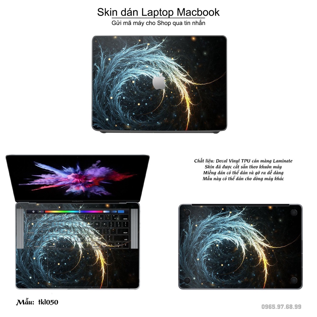 Skin dán Macbook mẫu thiết kế (đã cắt sẵn, inbox mã máy cho shop)