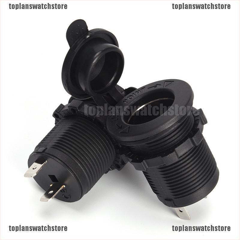 【COD•tope】12V Car Boat Motorcycle Cigarette  Socket Power Plug Outlet Waterpro