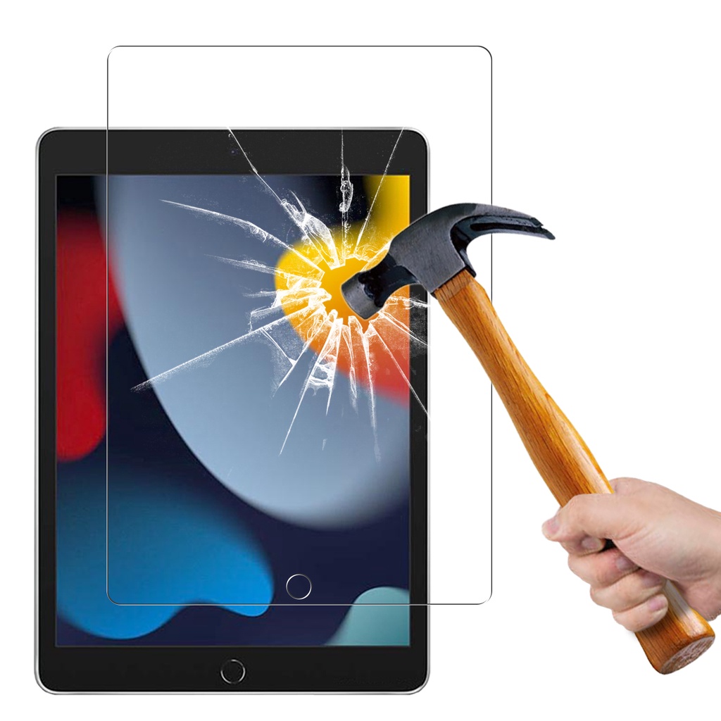 Kính Cường Lực Bảo Vệ Màn Hình Cho Apple iPad 10.2 2021 2020 2019 9.7 2018 2017 Air Air 2 4 Pro 10.5 11 Mini 6 iPad 8 9