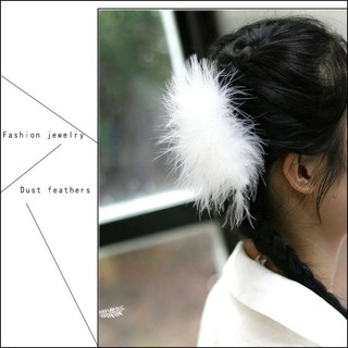 1 KẸP LÔNG VŨ TRẮNG CỔ TRANG VŨ KHÚC THẦN TIÊN