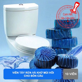 Viên tẩy rửa và khử mùi hôi cho bồn cầu x 10 viên