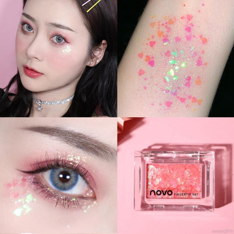 [Hàng mới về] Phấn mắt NOVO 1 màu lấp lánh 10 màu tùy chọn | BigBuy360 - bigbuy360.vn