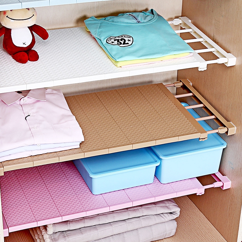 Kệ lưu trữ quần áo có thể gập lại tiết kiệm không gian cho gia đình