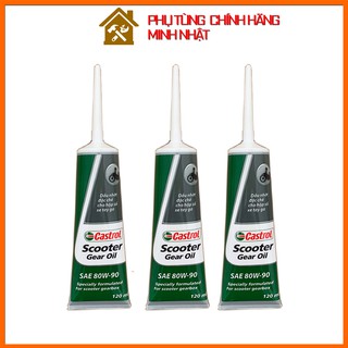 Dầu láp xe ga | nhớt láp xe ga | dầu nhớt hộp số castrol scooter gear oil 80w90 120ml cho xe tay ga