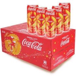 Thùng 24 lon nước ngọt Coca Cola 330ml hsd; 14/11/2020