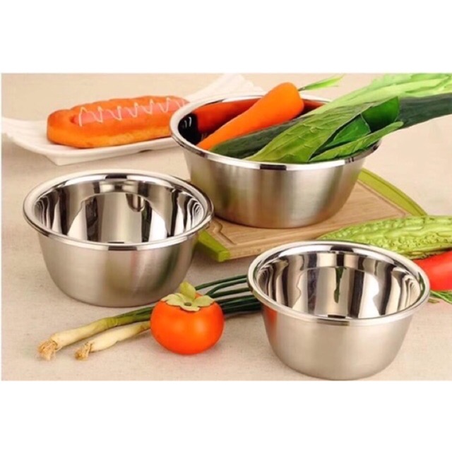 Thố inox, tô inox lồng sâu cao cấp