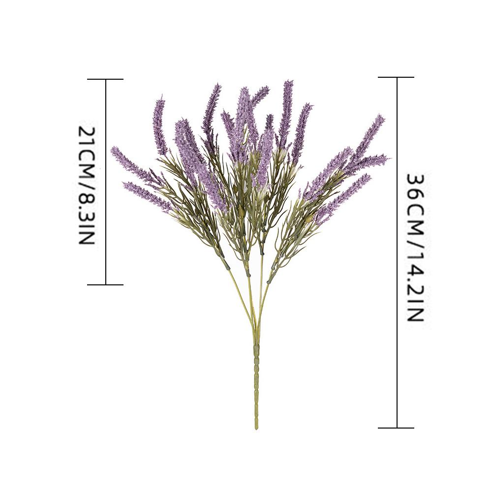 KUNHEV Hoa Oải Hương Nhân Tạo Lãng Mạn Trang Trí Nhà Cửa / Làm Đạo Cụ Chụp