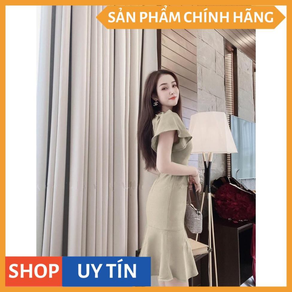 Đầm dáng suông công sở đuôi cá xinh đẹp, cổ xếp ly trẻ trung, thanh lịch, hàng cao cấp giá rẻ - Thời Trang VADA.vn -V022 | BigBuy360 - bigbuy360.vn