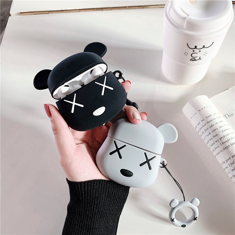AirPods Pro Case Protective Case Popular Kaws Bearbrick  AirPods 3 Silicone Case