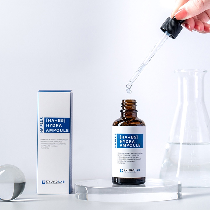 Serum Ha B5 Plus Hydra Ampoule KYUNG LAB 50ml Hàn Quốc Mit Beauty dưỡng trắng da căng bóng cấp ẩm