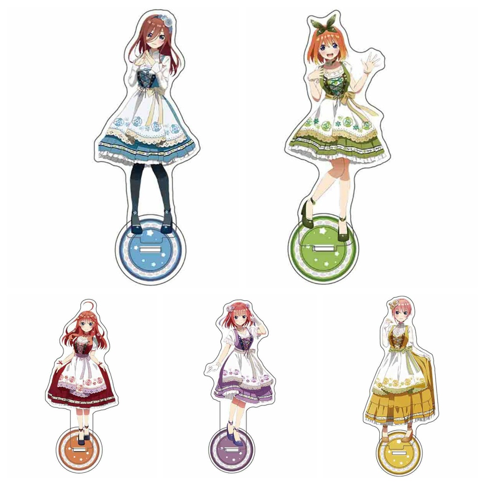 Mô hình mica Gotoubun no Hanayome Nhà có năm nàng dâu moe cute anime chibi acrylic standee