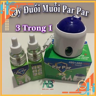 [Không Độc Hại] Máy Đuổi Muỗi Xông Tinh Dầu ParPar (2 Tinh Dầu )Phòng Ngừa Côn trùng, Khử Mùi,Đèn Xông Tình dầu