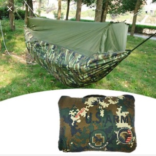 Võng dù lính có mùng ( đi phượt rất tiện )