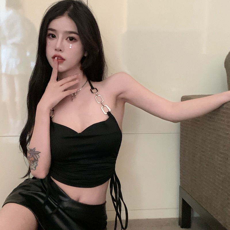 Áo Croptop Sát Nách Thiết Kế Quyến Rũ Cho Nữ
