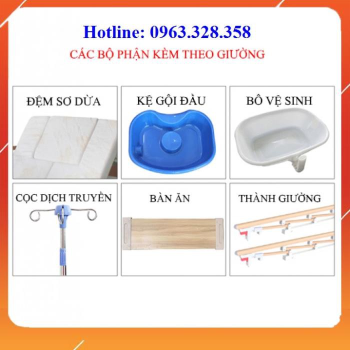 Giường Bệnh Nhân Điều Khiển Điện Đa Chức Năng Akiko A89-02 Cao Cấp - Bảo Hành 1 Năm - Inbox shop trước khi đặt hàng