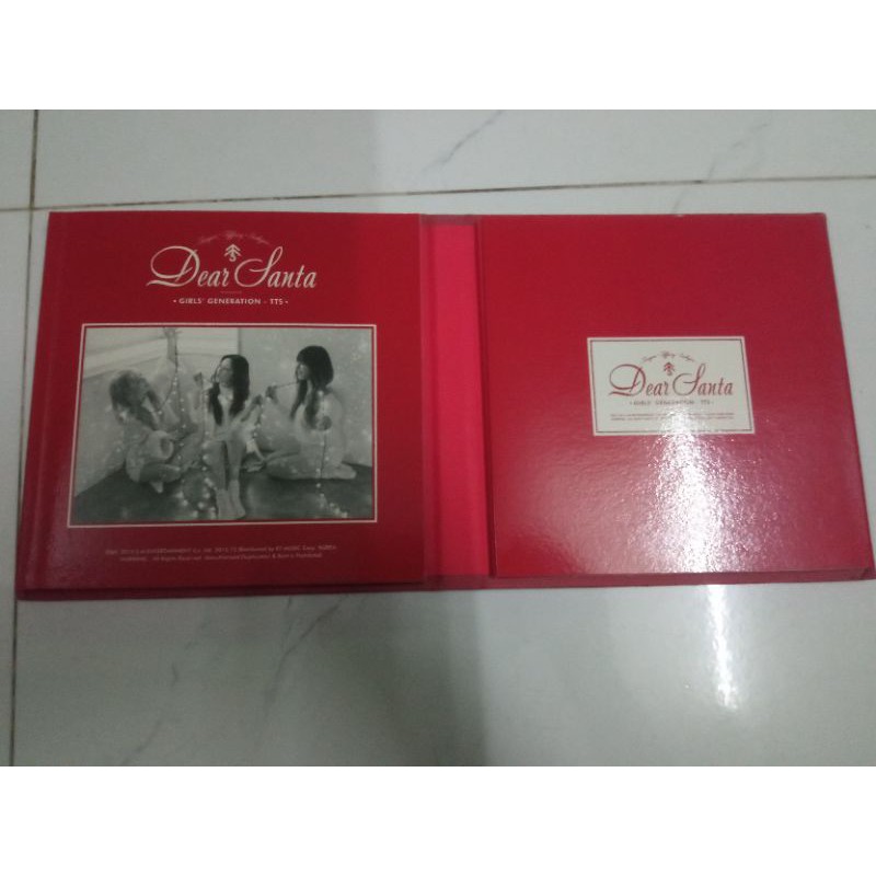 (Singed) Hình Album Dear Santa ver Đỏ - Girls Generation ( SNSD - TTS )