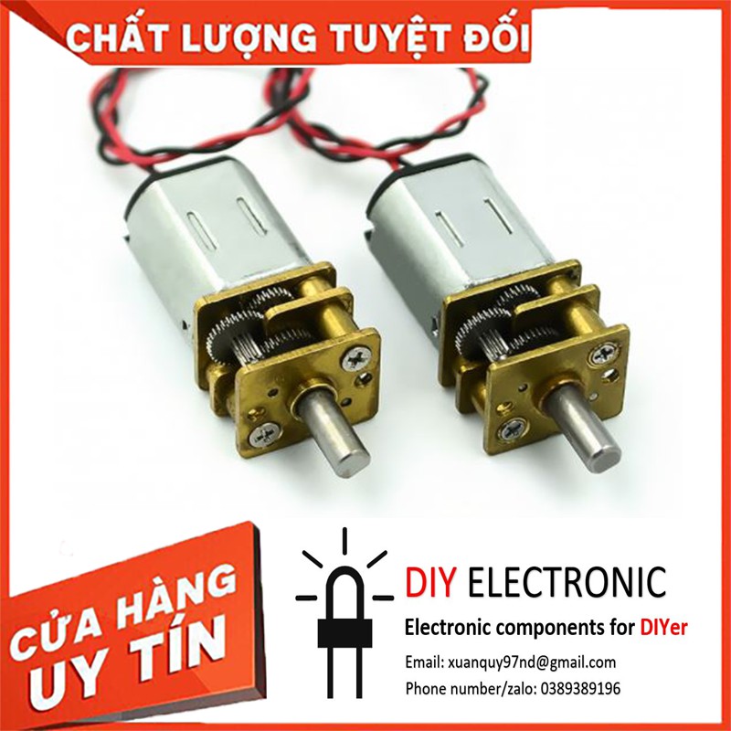 Động Cơ DC Giảm Tốc GA12-N20