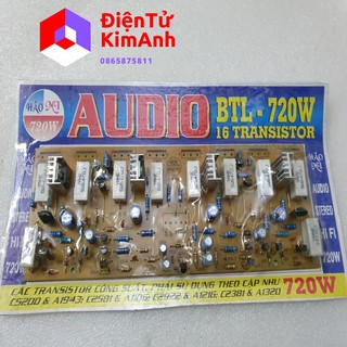 Mạch công suất 16 sò  720W  kèm sò-1 vế
