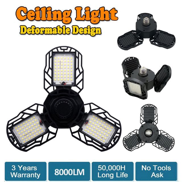 Đèn Led 3 cánh siêu sáng tiết kiệm năng lượng