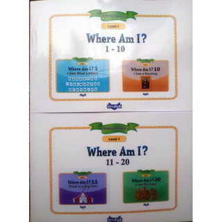[Level 1 Little Fox] Where I am bộ 2c dành cho bé 3-9y - Bước đầu cho bé tiếp thu tiếng anh