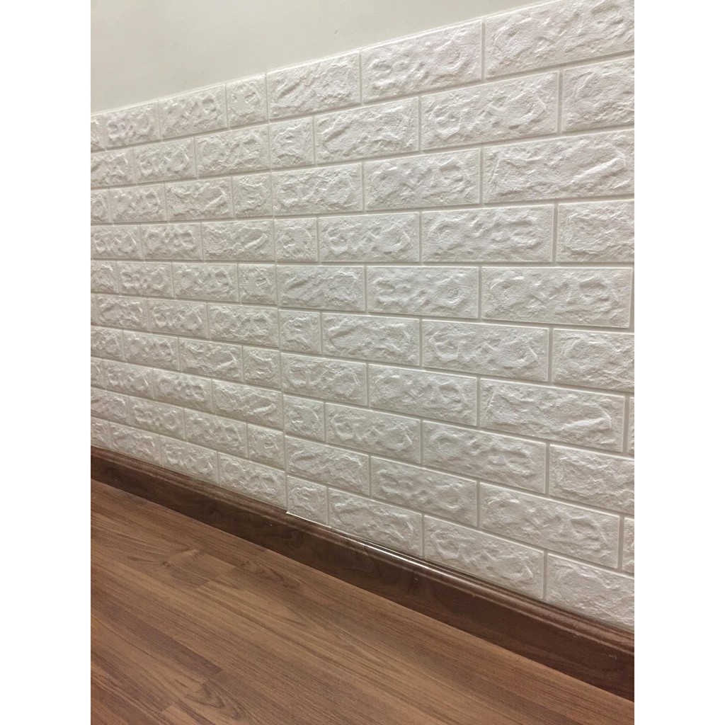 [GIÁ SỐC] Xốp Dán Tường 3D giả gạch khổ lớn loại 1 keo tốt 70X77CM dày 3mm | BigBuy360 - bigbuy360.vn