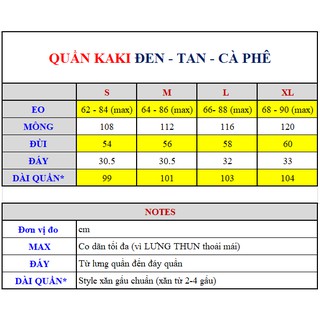 QUẦN BASIC PANTS KAKI ĐEN UNISEX