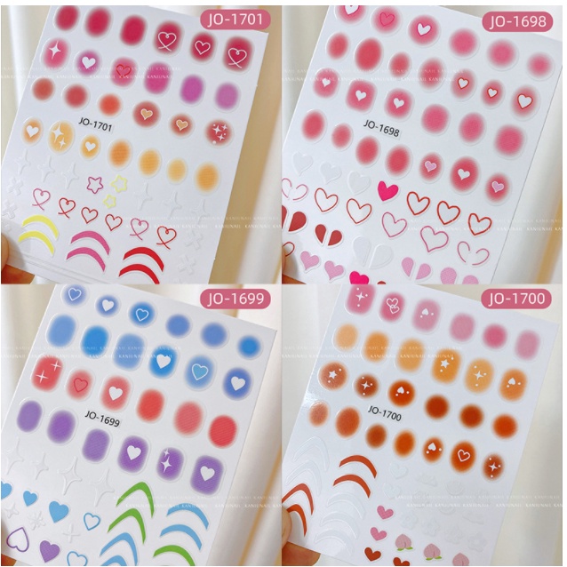 Sticker trang trí nail