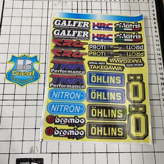 LOGO STICKER vàng
