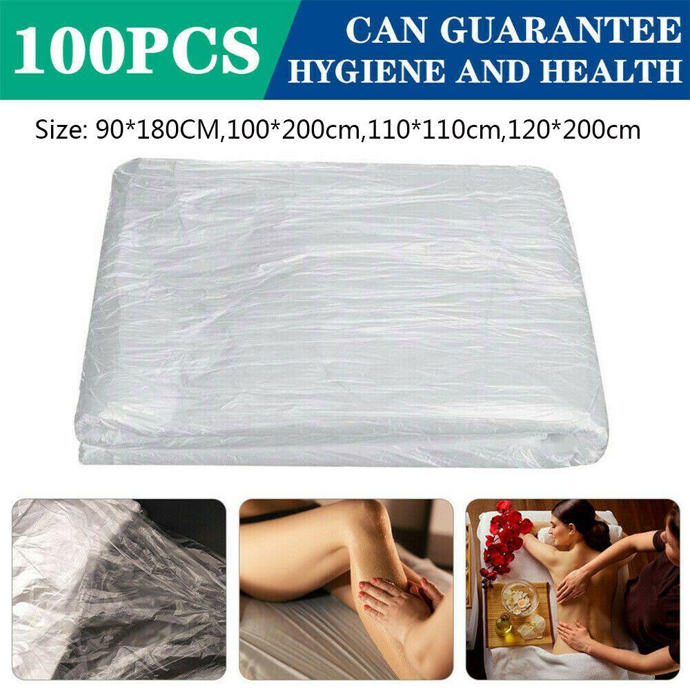 MAXG Set 100 Tấm Phim Bọc Giường Mát Xa Dùng Một Lần Cho Salon Làm Đẹp