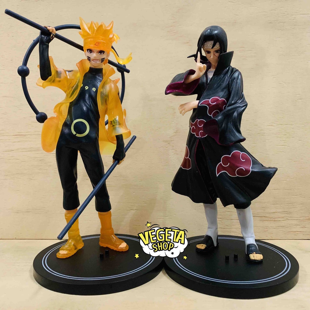 Mô hình Naruto - Naruto Hokage Lục Đạo Kakashi Sasuke Itachi Jiraiya Gaara Madara Deidara Minato Đệ Tứ - Cao 18,5-20cm