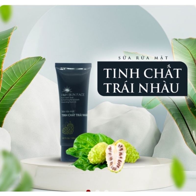 Sữa Rữa Mặt Tinh Chất Trái Nhàu D&H SKIN FACE