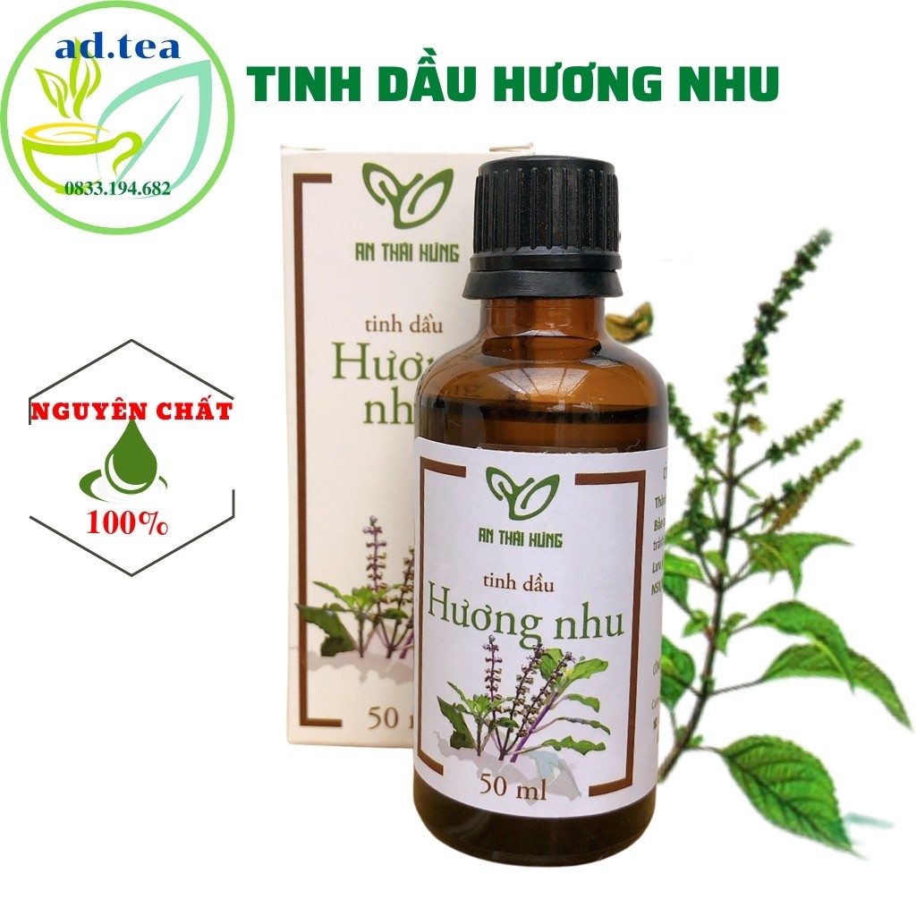 Tinh Dầu Thiên Nhiên An Thái Hưng - Hương Nhu, Quế, Sả Chanh - Nguyên Chất 100% / ad.tea